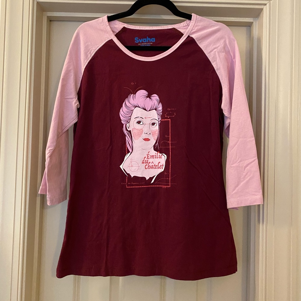 Emilie du Chatelet Raglan Tee